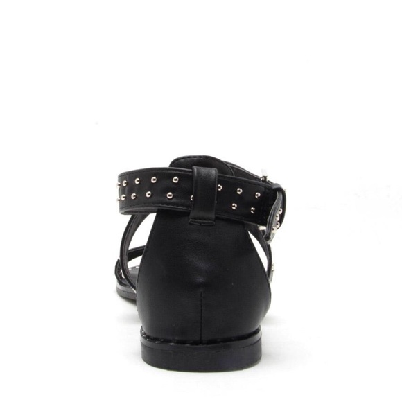 🎉 HP 🎉 Black Studded Gladiator Sandal by QUPID - Picture 5 of 5